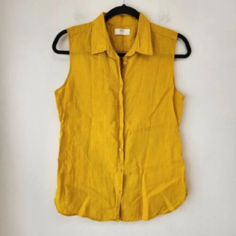 Fever gold sleeveless tops